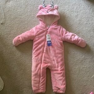 NWT - Koala Baby Baby Girl 9-12 month winter fleece suit
